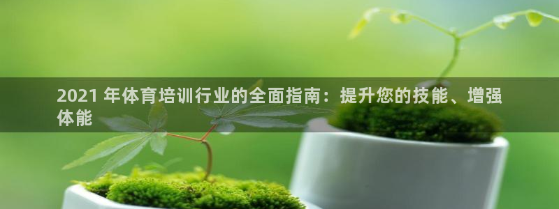 尊龙凯时平台还是万搏好：2021 年体育培训行业的全