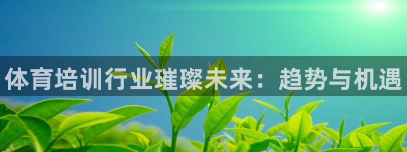 尊龙凯时官方下载：体育培训行业璀璨未来：趋势与机遇