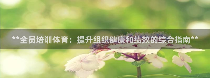 尊龙凯时一人生就是博登入：**全员培训体育：提升组织
